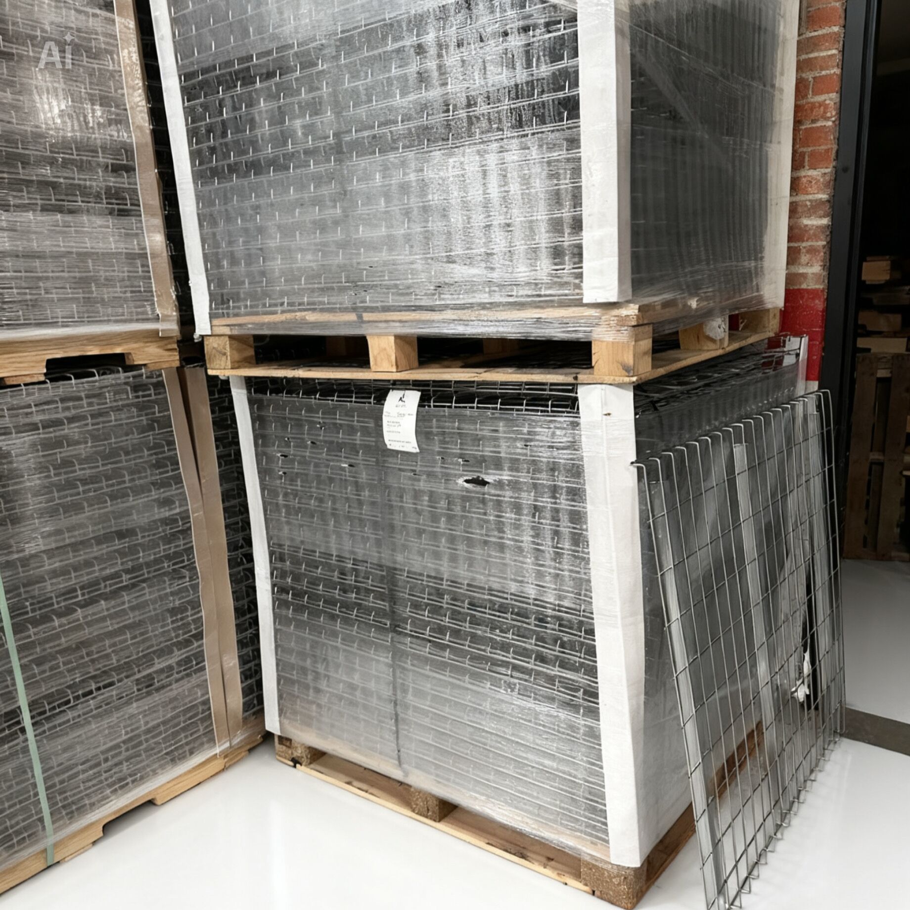 Pallet of Wire Mesh Decking for Pallet Racks