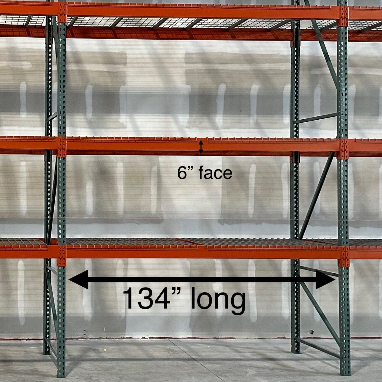 Used Teardrop Beams 134'' Long (11'-2''). Ridg U Rak Teardrop Beams