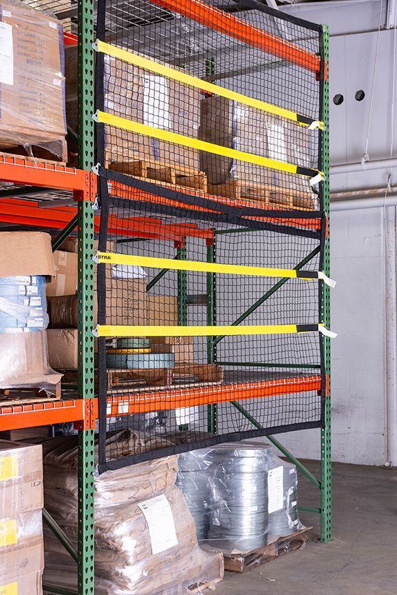 Modular Safety Netting for Pallet Racks