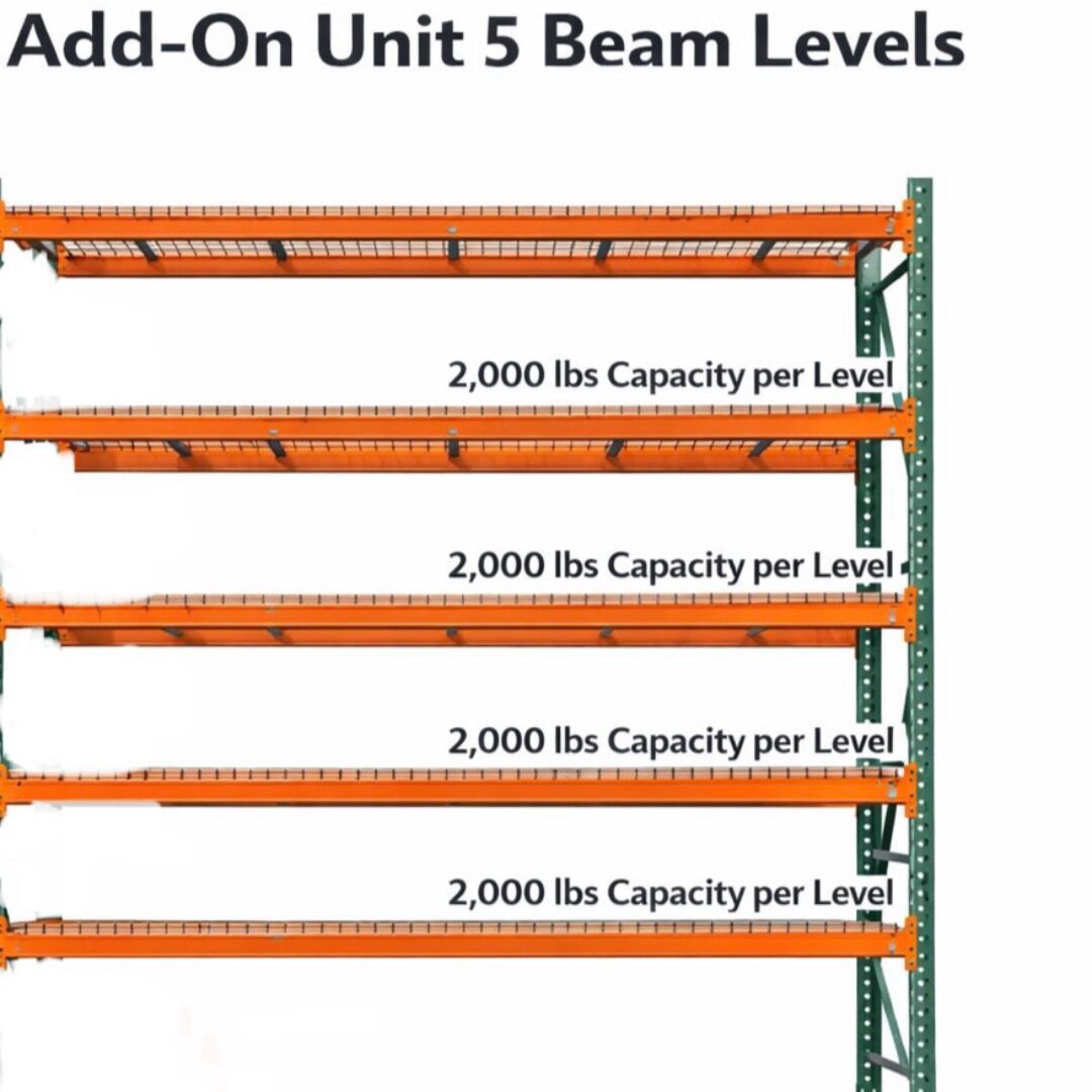 Add-On Unit Used Pallet Racking