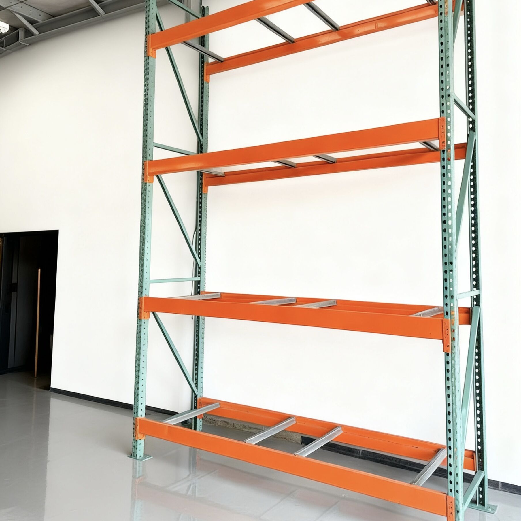 Used Teardrop Pallet Racking System with Crossbars/Pallet Supports
