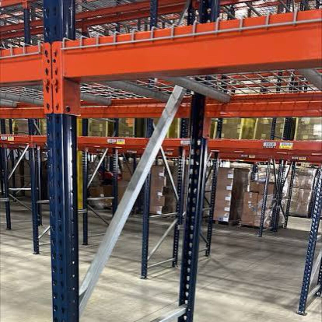 Interlake Mecalux Pallet Rack Uprights